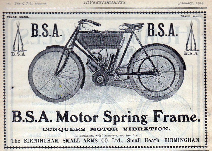 Old bsa bicycles